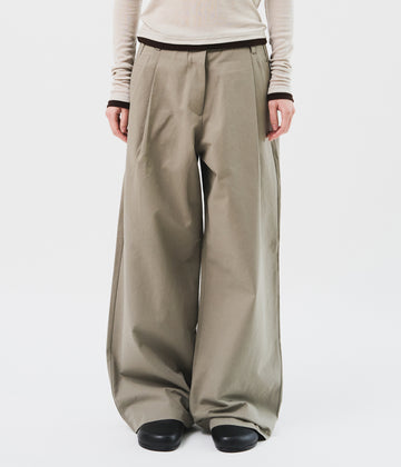 (W) Lee Cotton Wide Pants